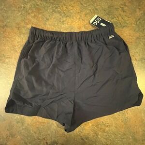 DSG High-Rise Woven Shorts 3" Inseam Sits At Natural Waist Size S Navy Blue